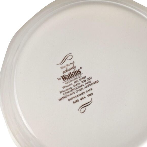 Vintage Watkins Pie Plates: German Apple Kuchen & Christmas Wish Recipes - Picture 7 of 8